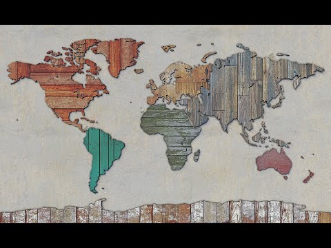 The Making of a Scrapwood World Map