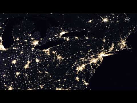 Lights of Human Activity Shine in NASA&#039;s Image of Earth at Night