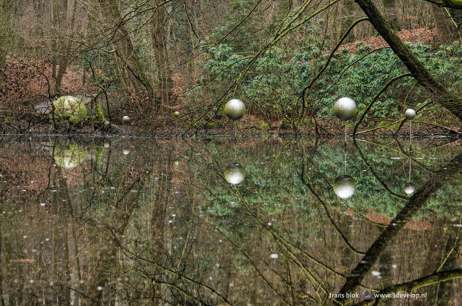 Sculpture Skies Captured by Henrietta Lehtonen also known as the Forest Planetarium in the Cold Pond in Park Sonsbeek in Arnhem, the Netherlands