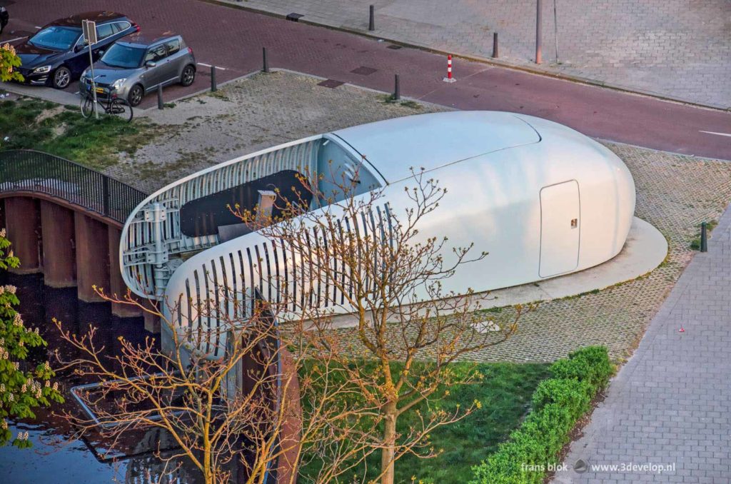 the Essenburgsingel pumping station at Aelbrechtsplein in Rotterdam, The Netherlands