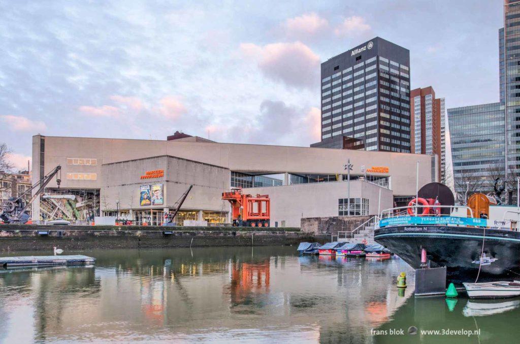 The Maritime Museum in Rotterdam, The Netherlands at Leuvehaven harbour