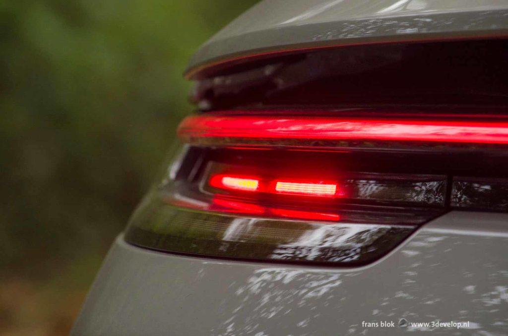 Taillights of a Porsche 992 Targa 4 GTS