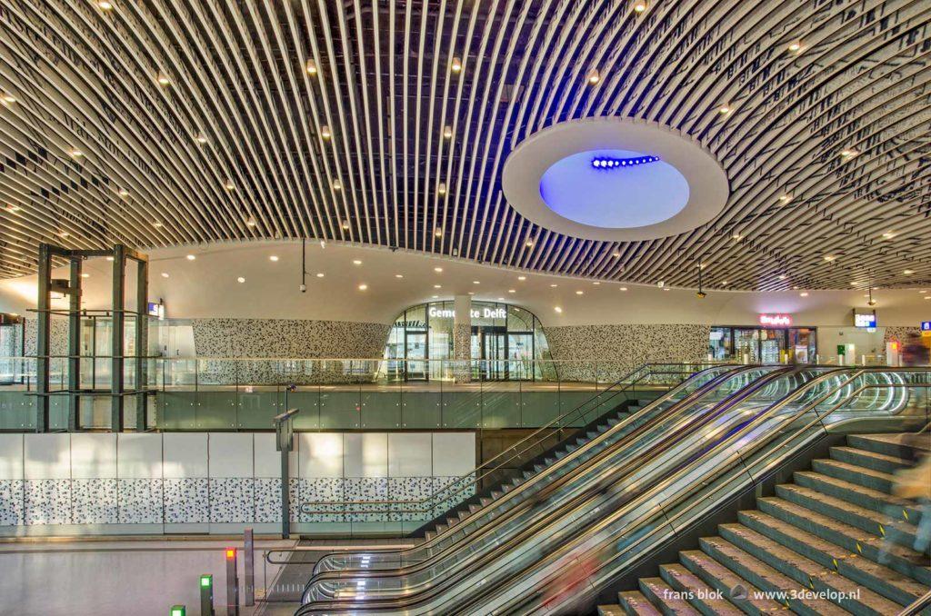 the main hall at Delft railway station in the Netherlands