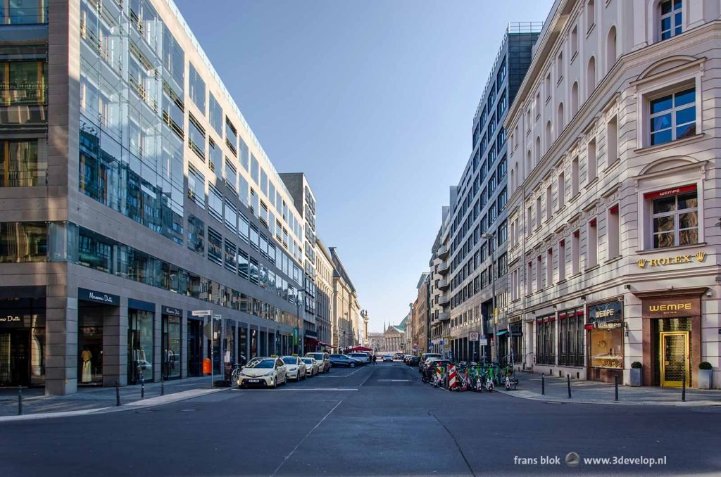 Behrenstrasse in downtown Berlin